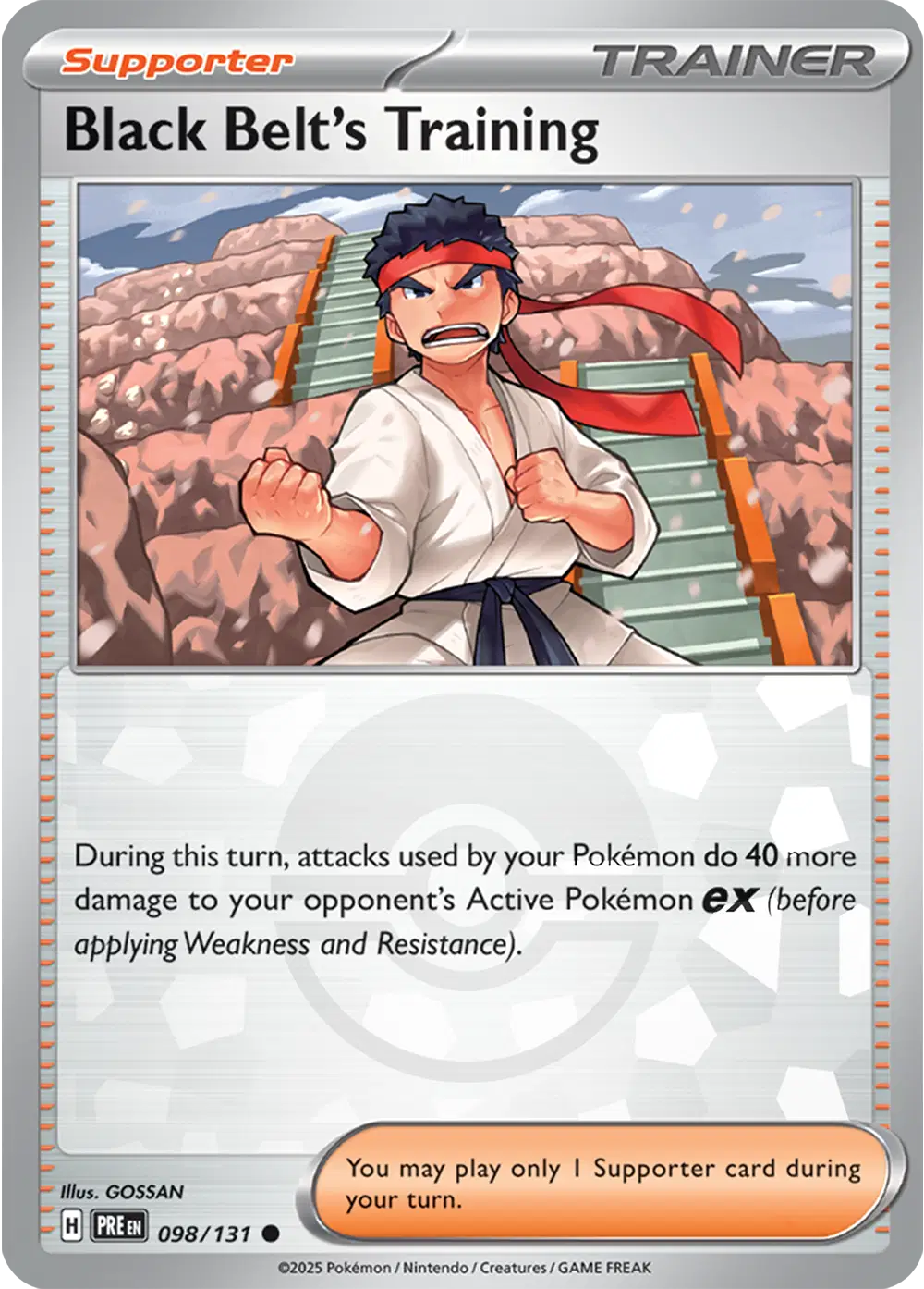 Black Belt's Training - 098/131 - Common Pokeball Reverse Holo