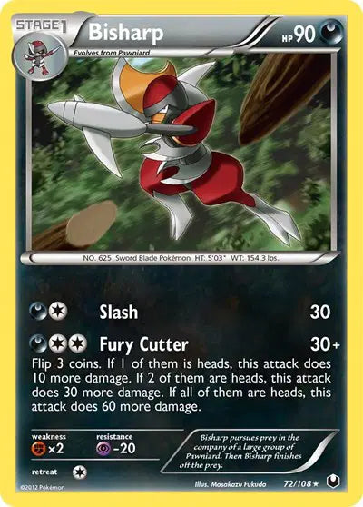 Bisharp - 72/108 - Rare