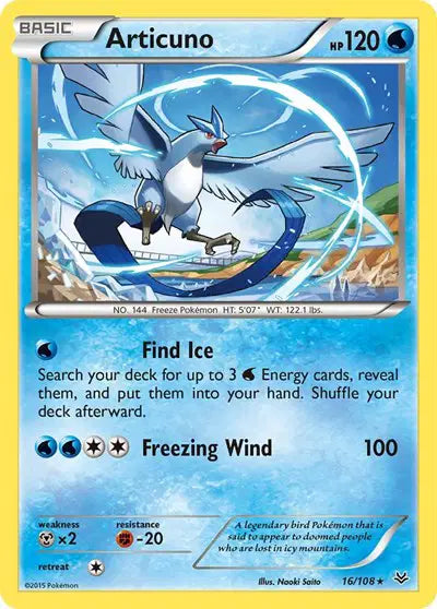 Articuno - 16/108 - Rare