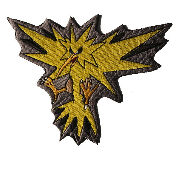 0145 Zapdos- Parche Bordado