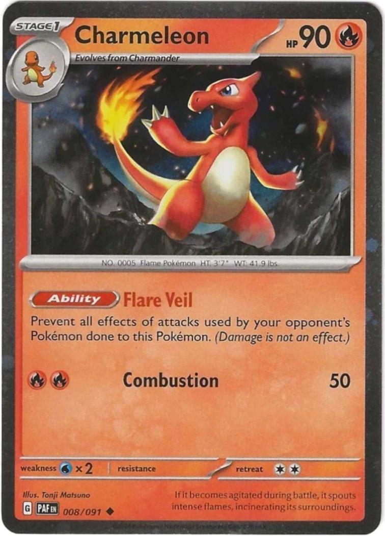 Charmeleon - 008/091 - Galaxy Holo promo