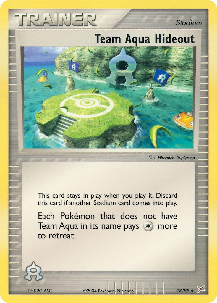 Team Aqua Hideout - 78/95 - Uncommon