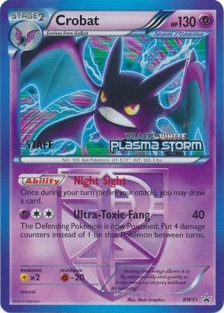 Crobat - BW51 - (Staff) Pre-Release Promo