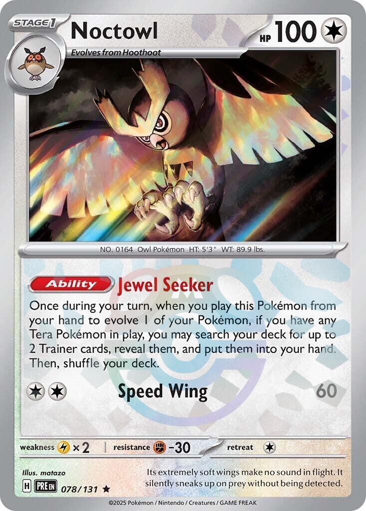 Noctowl - 078/131 - masterball rare
