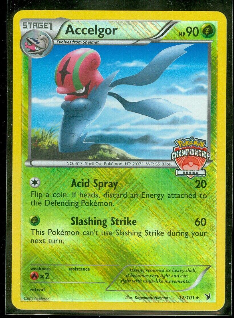 Accelgor - 12/101 - Rare - Championship Stamp