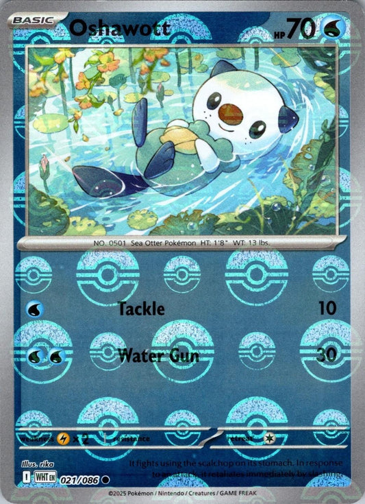 Oshawott - 021/086 - Pokeball Holo