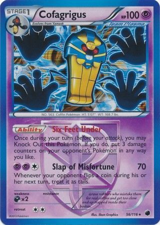 Cofagrigus - 56/116 - Holo Rare