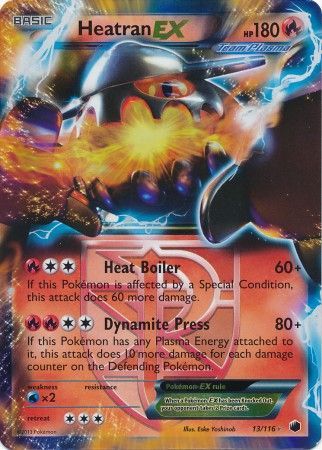Heatran EX - 13/116 - Ultra Rare