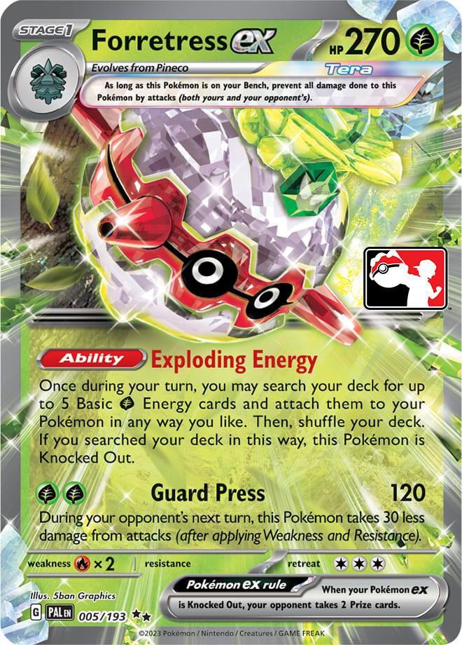 Forretress ex - 005/193 - Ultra Rare Prize pack