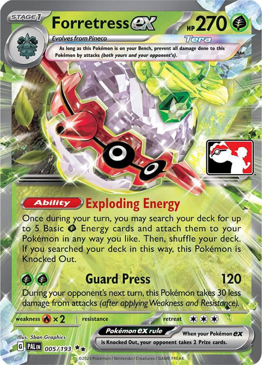 Forretress ex - 005/193 - Ultra Rare Prize pack