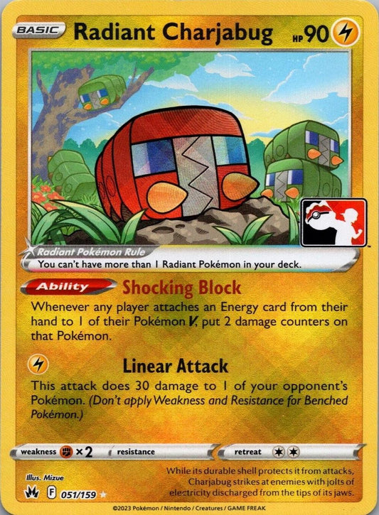 Radiant Charjabug - 051/159 - Ultra rare prize pack