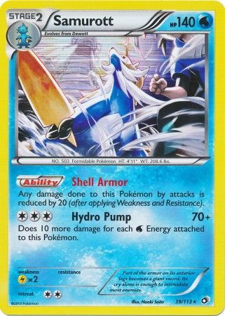 Samurott - 39/113 - Holo Rare