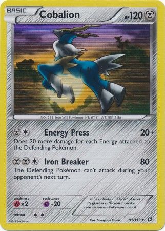 Cobalion - 91/113 - Holo Rare