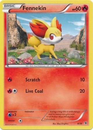 Fennekin - 8/39 (Non-Holo)