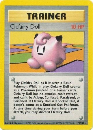 Clefairy Doll - 70/102 - Rare