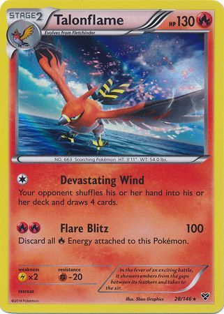 Talonflame - 28/146 - Holo