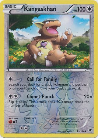 Kangaskhan - 71/101 - Common Reverse Holo