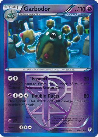 Garbodor - 67/135 - Rare Reverse Holo
