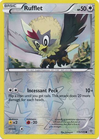 Rufflet - 115/135 - Common Reverse Holo