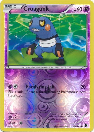 Croagunk - 64/149 - Common Reverse Holo
