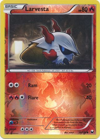 Larvesta - 20/108 - Common Reverse Holo