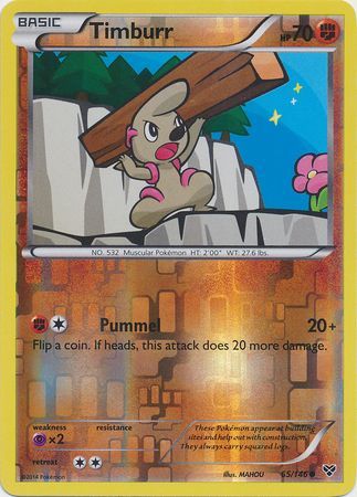 Timburr - 65/146 - Common Reverse Holo