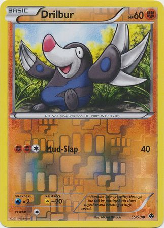 Drilbur - 55/98 - Common Reverse Holo