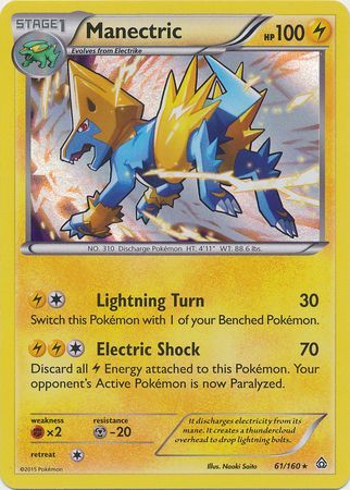 Manectric - 61/160 - Holo Rare
