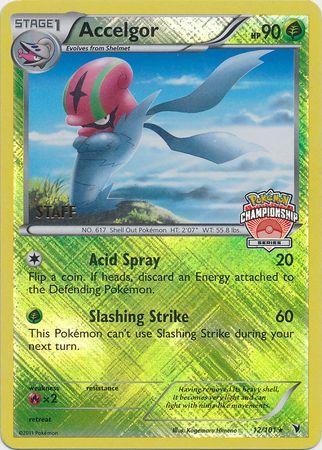 Accelgor - 12/101 - (Staff) Pokemon Championship Series Promo