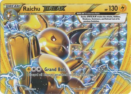 Raichu Break - 50/162 - Break Rare