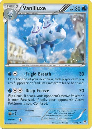 Vanilluxe - 45/162 - Rare