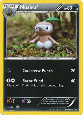 Nuzleaf - 72/122 - Uncommon - Yuka Morii
