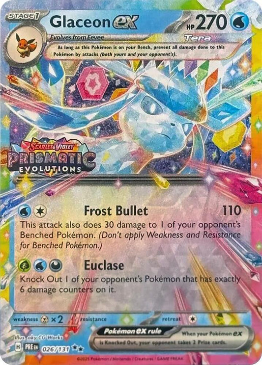 Glaceon ex - 026/131 - Ultra Rare STAMP