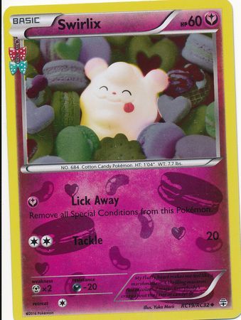 Swirlix - RC19/RC32 - Uncommon - Yuka Morii
