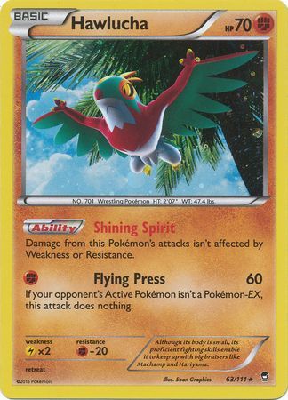 Hawlucha - 63/111 - Alternate Holo Promo