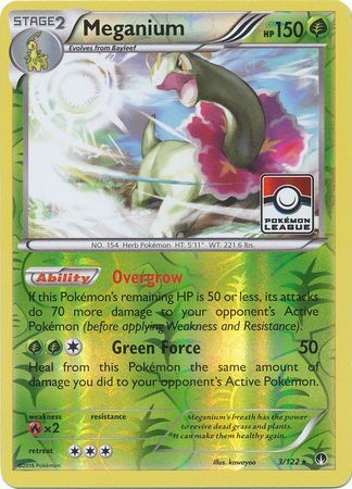 Meganium - 3/122 - League Promo