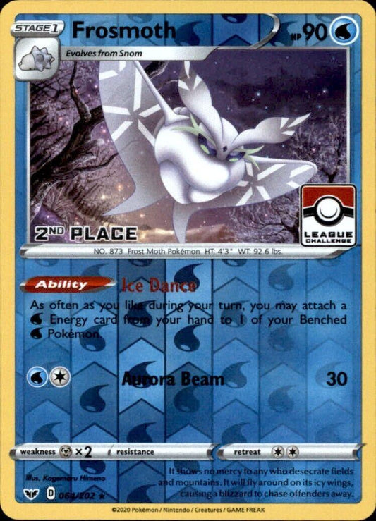 Frosmoth - 064/202 - Rare reverse holo -
