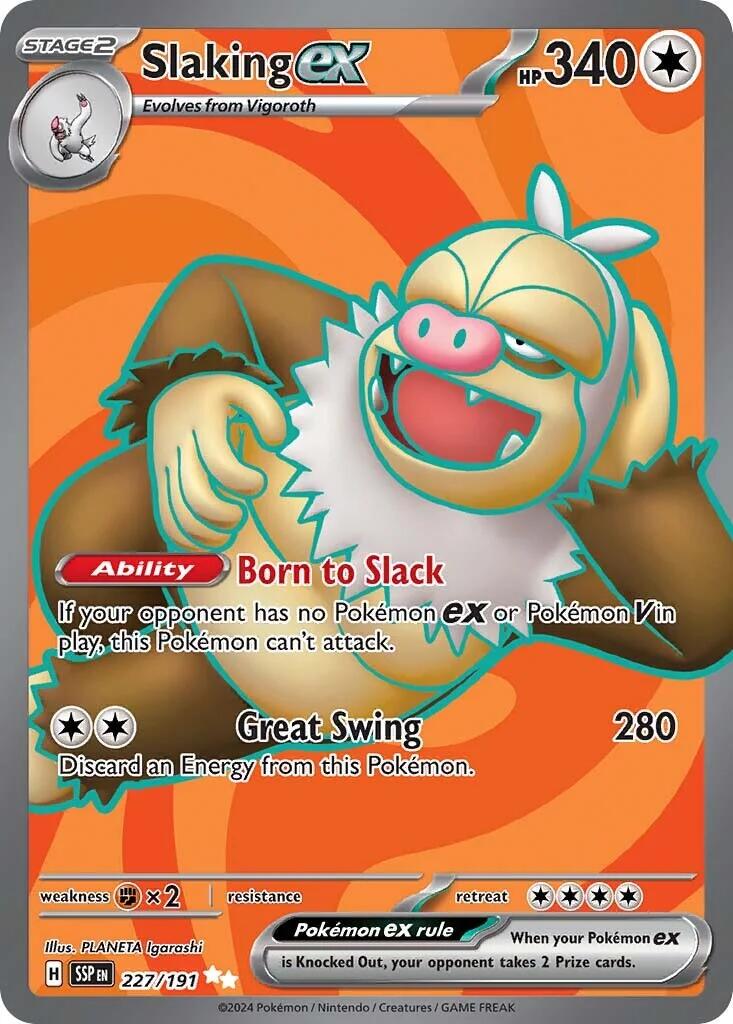 Slaking - 227/191 - full art ultra rare