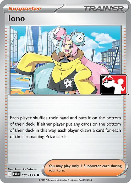 Iono - 185/193 - Uncommon - Prize pack