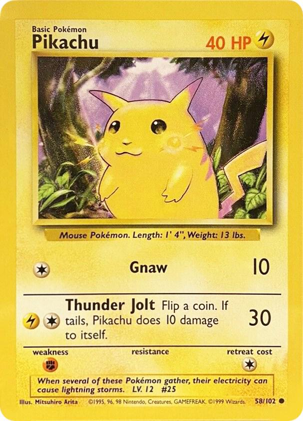 Pikachu - 58/102 - Common