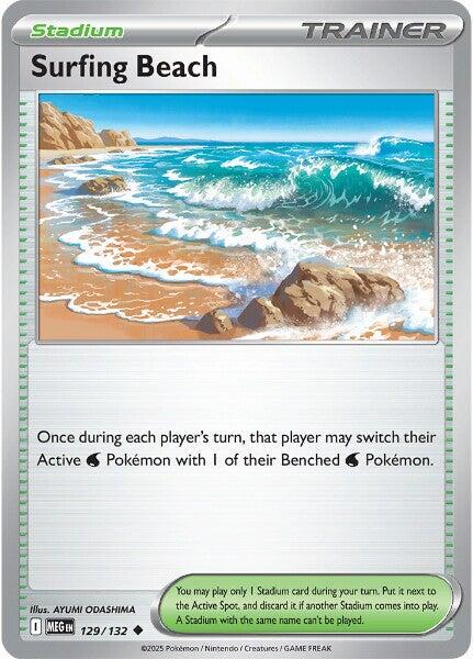 Surfing Beach - 129/132 - Uncommon
