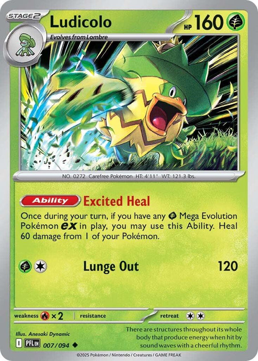 Ludicolo - 007/094 - uncommon