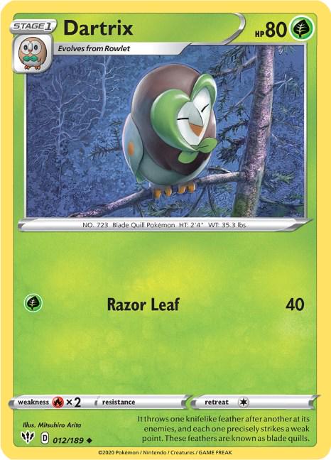 Dartrix - 012/189 - Uncommon