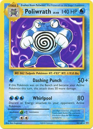 Poliwrath - 25/108 - Rare