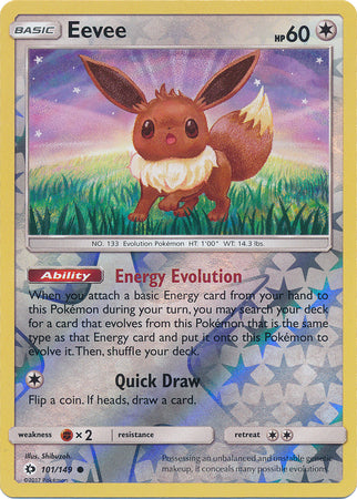 Eevee - 101/149 - Common Reverse Holo