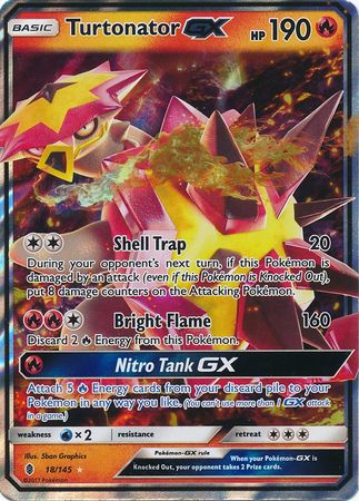 Turtonator GX - 18/145 - Ultra Rare