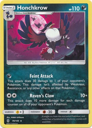 Honchkrow - 79/145 - Rare