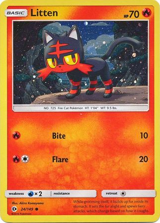 Litten - 24/149 - Alternate Holo Promo