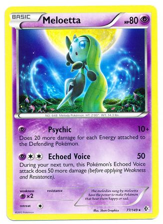 Meloetta - 77/149 - Rare