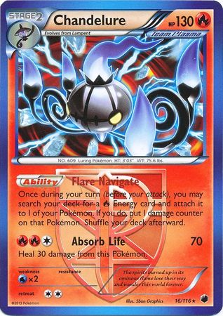 Chandelure - 16/116 - Rare